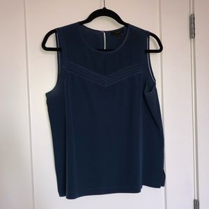 J. Crew Ladderstitch Silk Shell